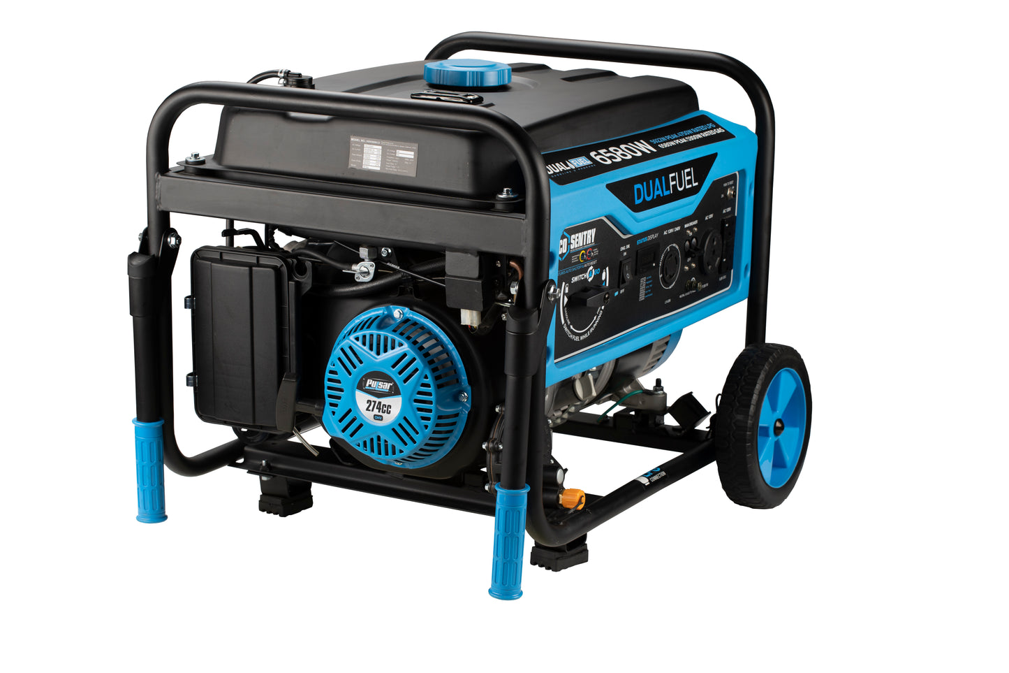 6580W Dual Fuel Generator with CO Sentry