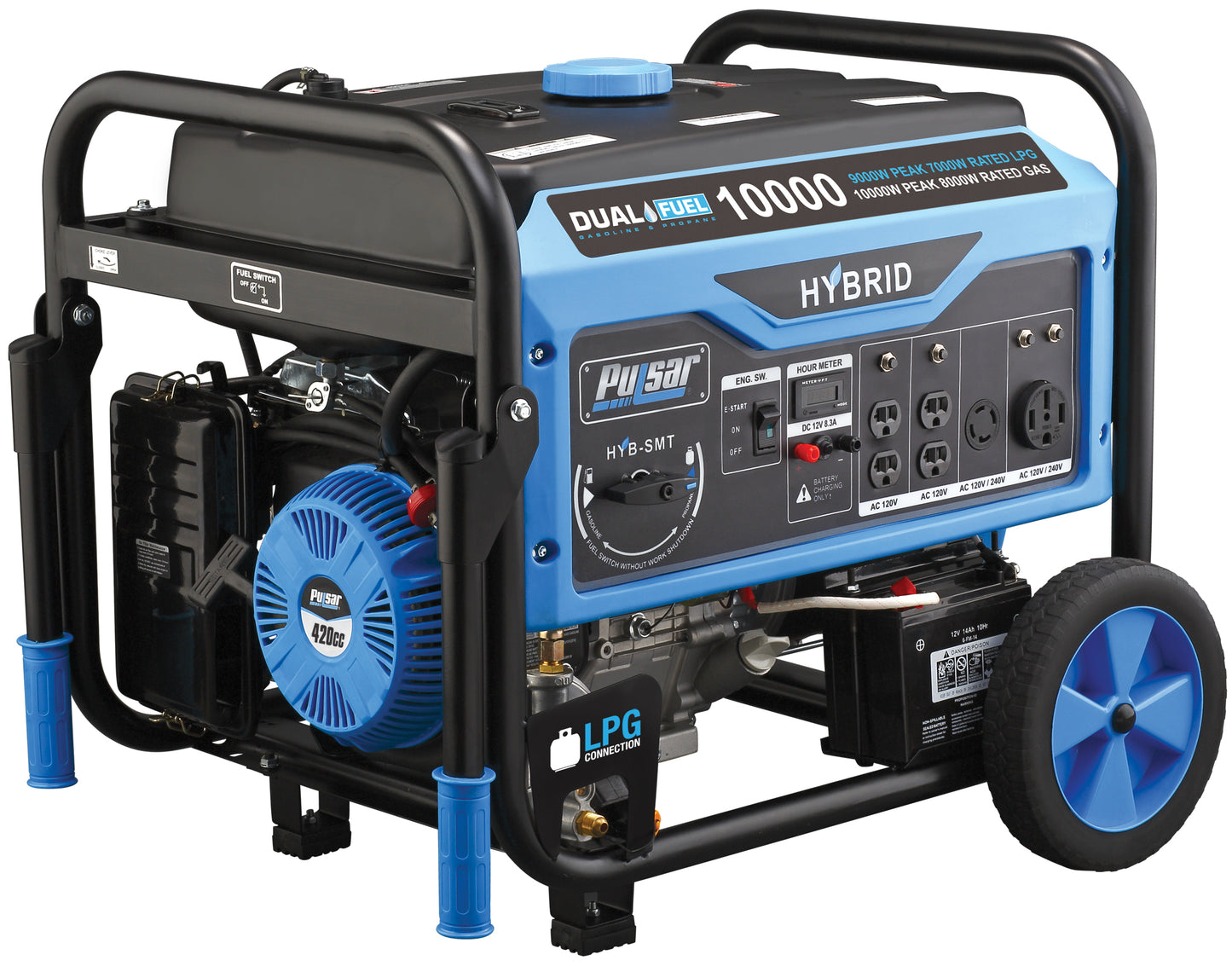 10000W Dual Fuel Generator