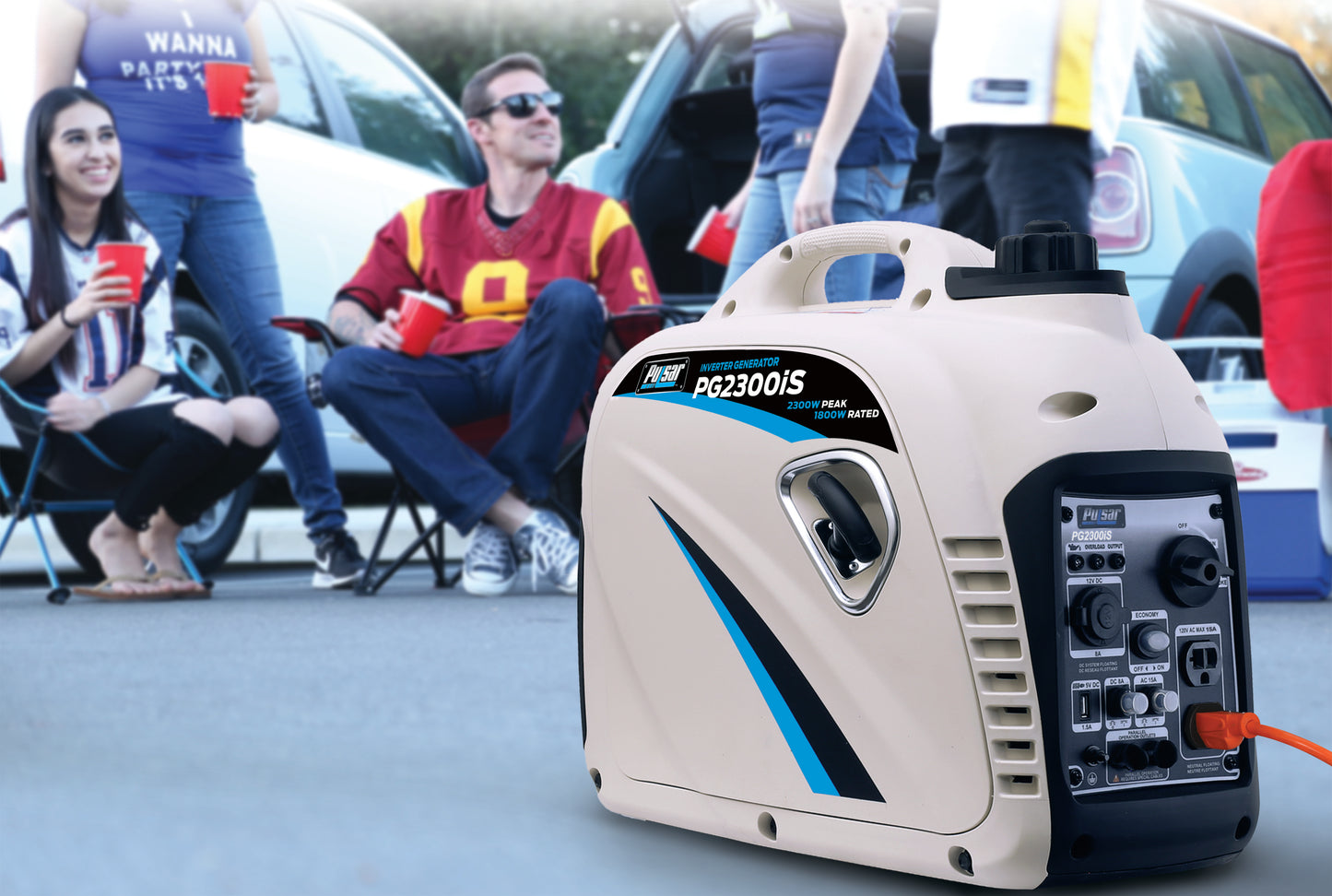 2300W Gas Powered Inverter Generator