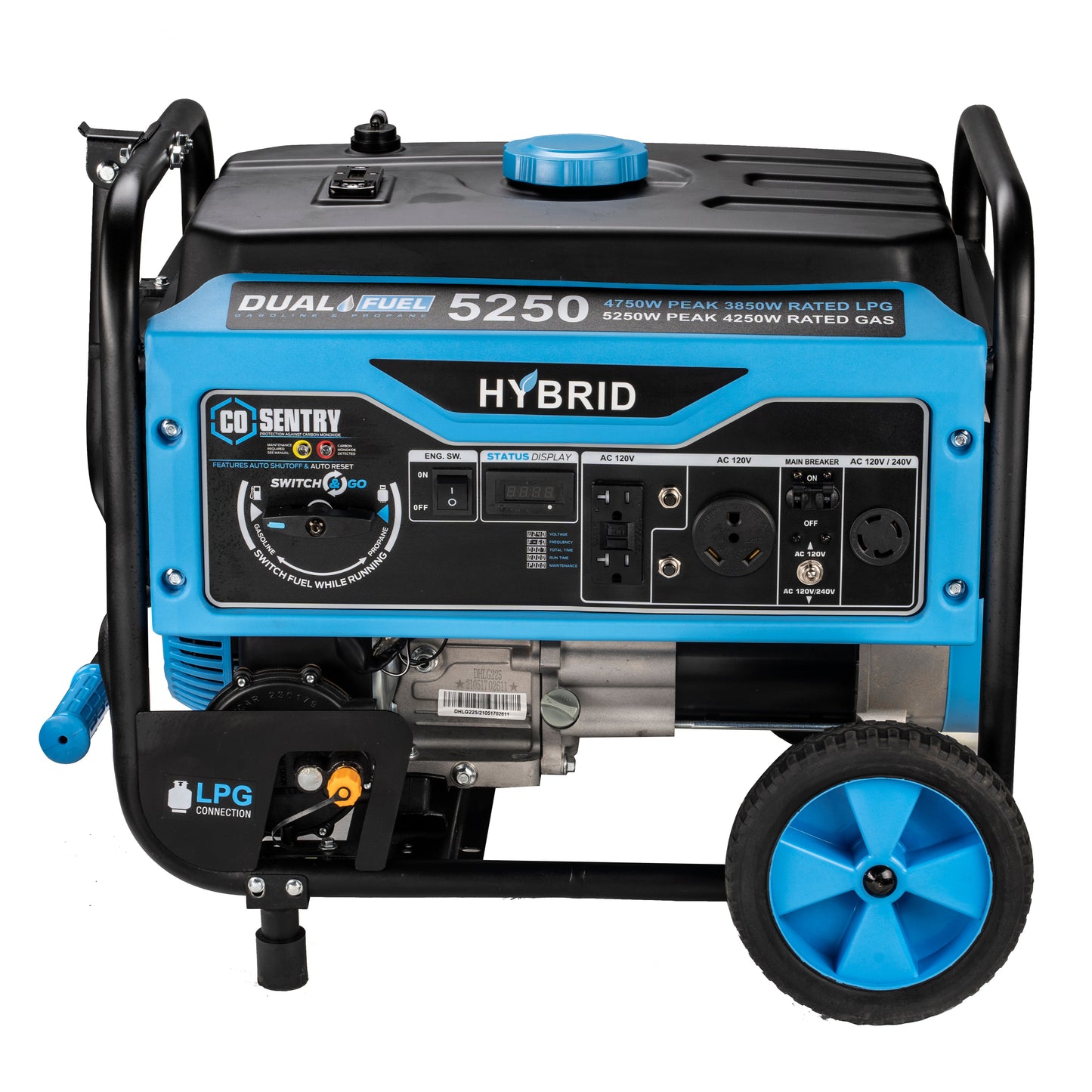 5250W Dual Fuel Generator with CO Sentry
