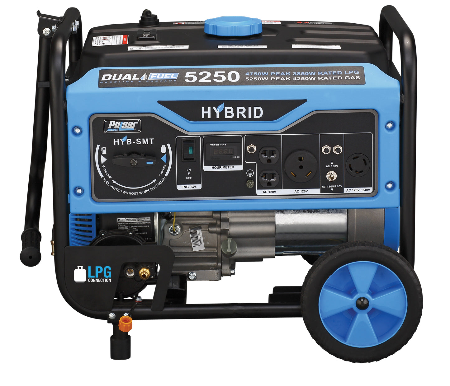 5250W Dual Fuel Generator