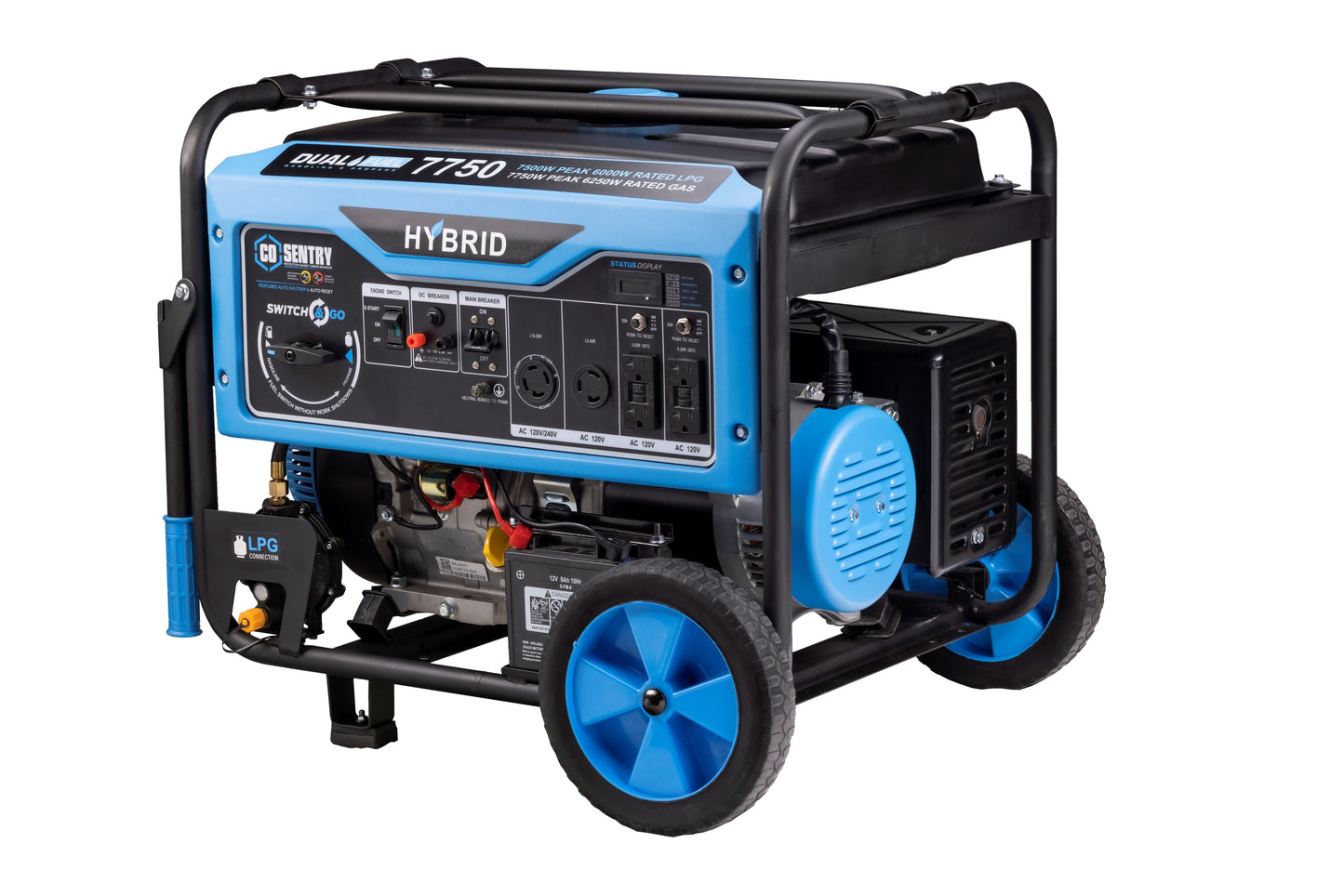 7750W Dual Fuel Generator with CO Sentry