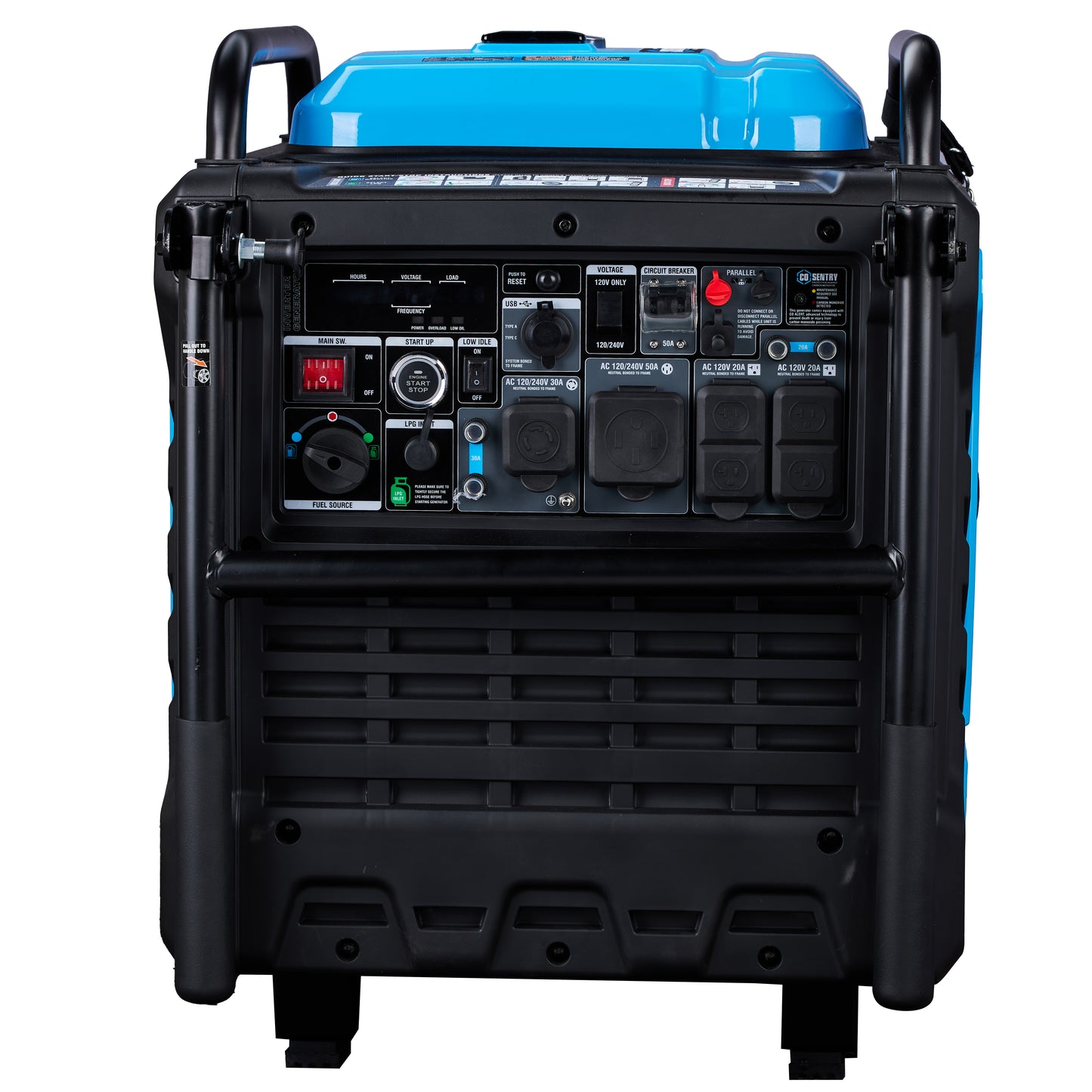 9500W Dual Fuel Inverter Generator with CO Sentry