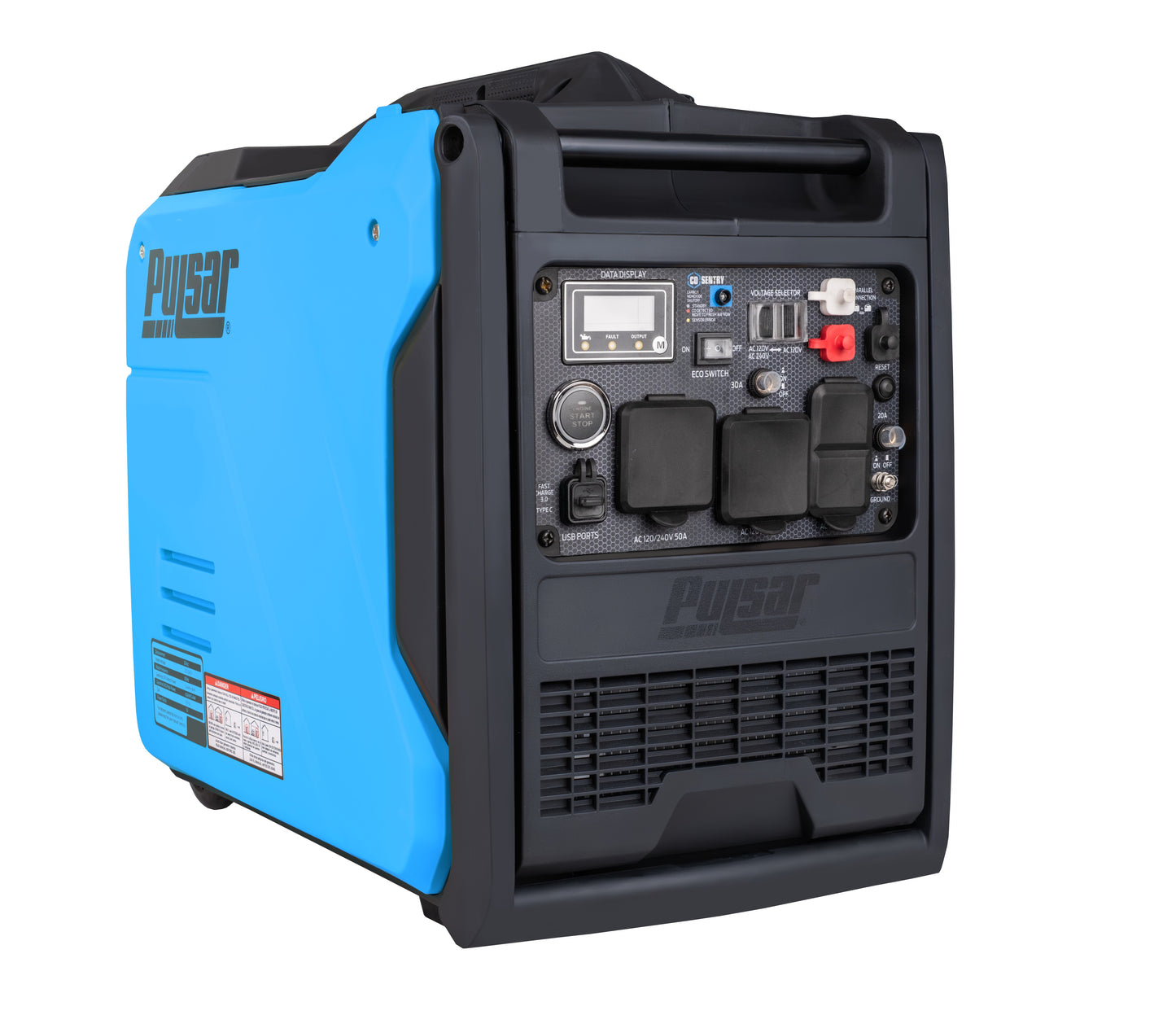 6000W Dual Fuel Inverter Generator with CO Sentry