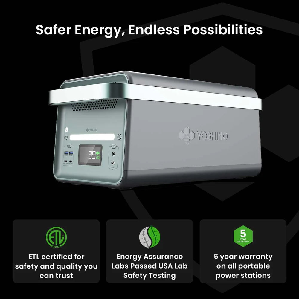 B4000 Solid-State Portable Power Station - 4000W | 2611Wh