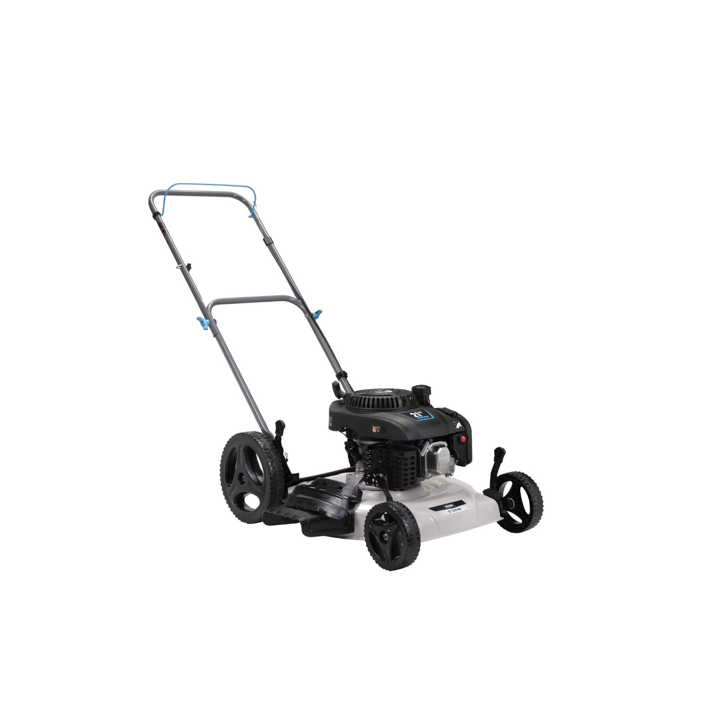 21in Big Wheel Walk Behind Push Mower with Side Discharge & Mulching