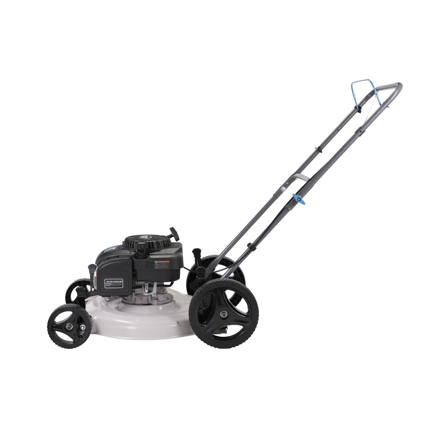 21in Big Wheel Walk Behind Push Mower with Side Discharge & Mulching