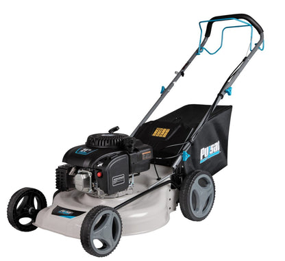 21in Self Propelled Push Mower with Side Discharge, Mulching, Rear Bag