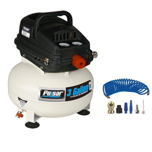 3 Gallon Pancake Air Compressor with Kit
