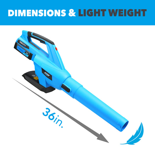 40V Cordless Lithium Battery Brushless Blower