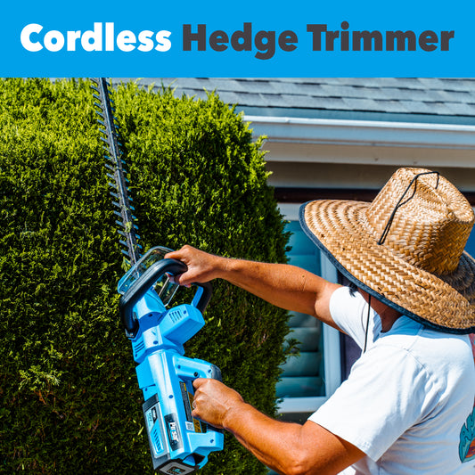 40V Cordless Lithium Battery Hedge Trimmer