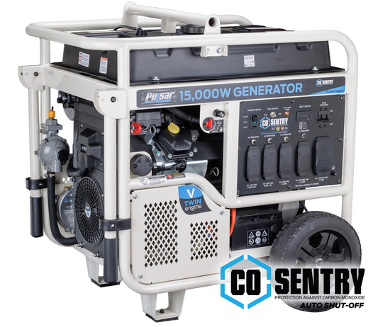 15000W Dual Fuel Generator with CO Sentry