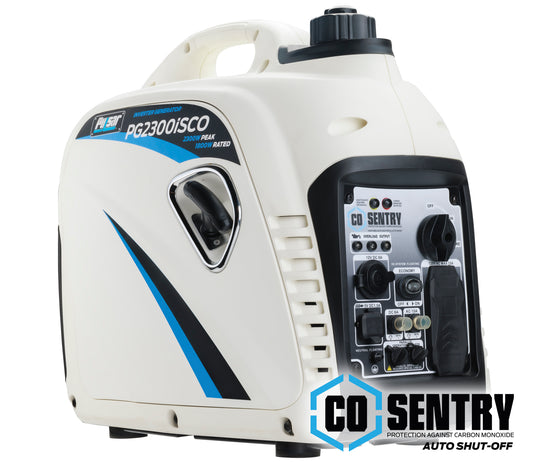 2300W Gas Powered Inverter Generator with CO Sentry