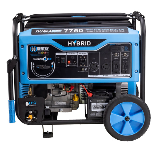 Pulsar - 7750W Dual Fuel Generator with CO Sentry