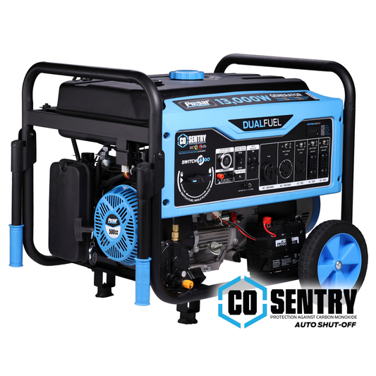 Pulsar - 13000W Dual Fuel Generator with CO Sentry